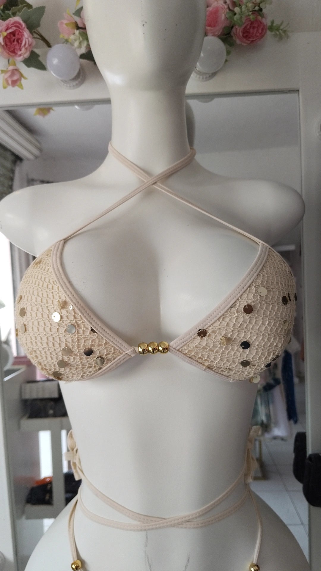 Bikini tejido lentejuelas